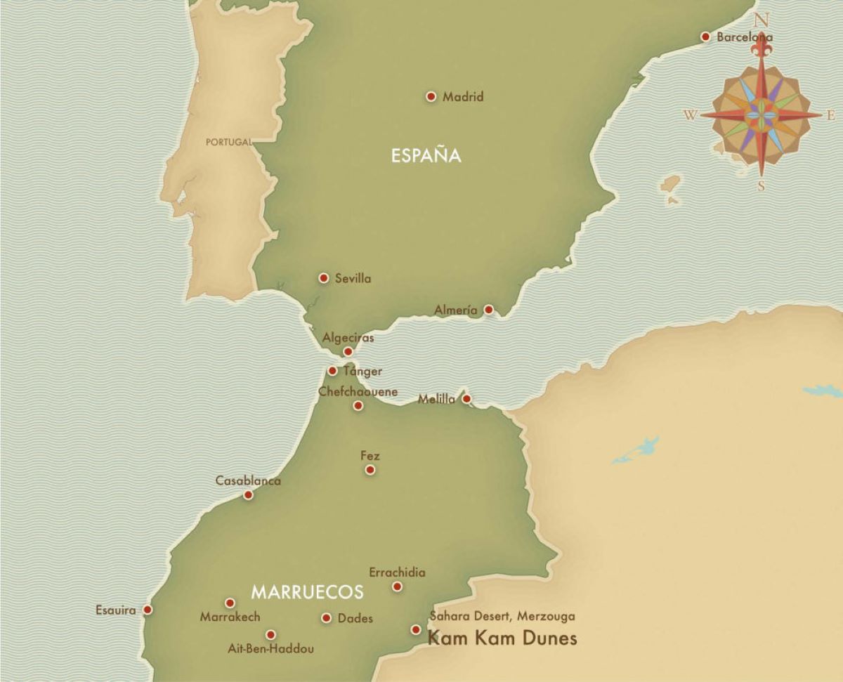 Viajar a Marreucos desde Espana
