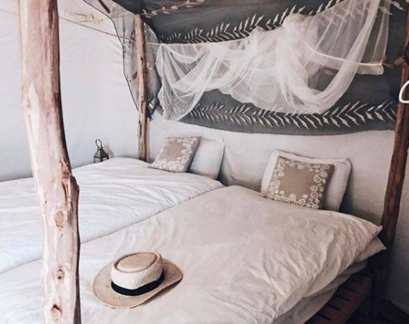 Haima tent in the desert of Morocco 